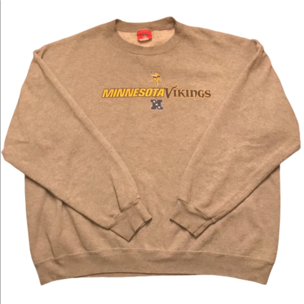 Minnesota Vikings Grey Crewneck Size XL
